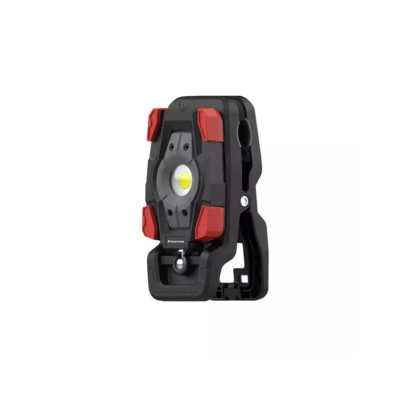 PROJECTEUR ATELIER LED 1000 LUMENS ORIENTABLE 360° AVEC PINCE RECHARGEABLE TECHNI-POWER