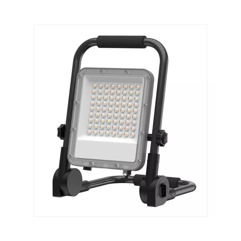 PROJECTEUR CHANTIER LED 50W 4500 LUMENS 230V REPLIABLE TECHNI-POWER