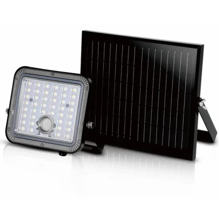 PROJECTEUR EXTERIEUR LED 10W 1400 LUMENS SOLAIRE AVEC DETECTEUR TECHNI-POWER