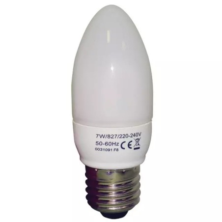 LAMPE FAST START FLAMME T2 9W E27 827