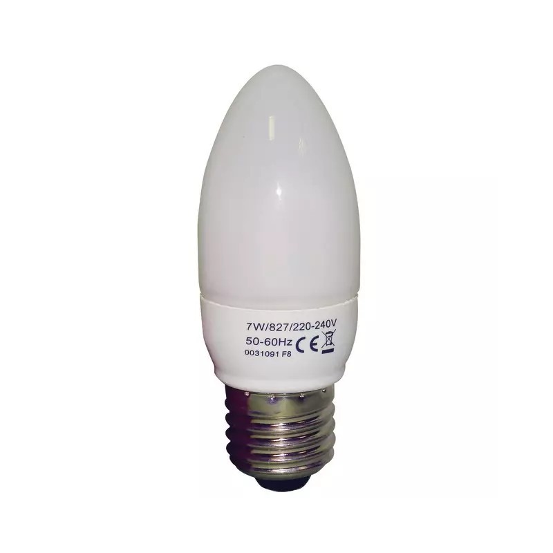 LAMPE FAST START FLAMME T2 9W E27 840