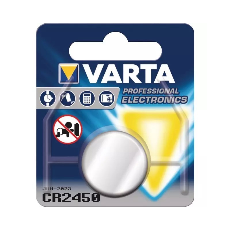 PILE LITHIUM CR2450 3V BLISTER VARTA