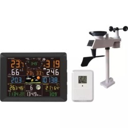 STATION METEOROLOGIQUE PROFESSIONNELLE SANS FIL TECHNI-POWER