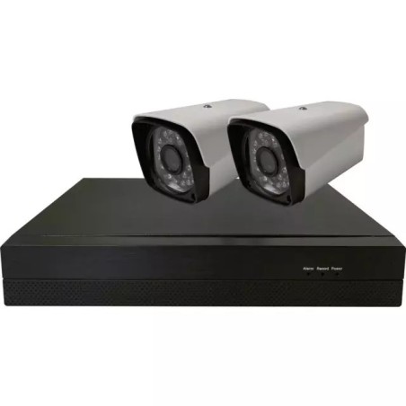 VIDEO SURVEILLANCE POE 2 CAMERAS AVEC DISQUE DUR 1TB