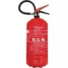 EXTINCTEUR A POUDRE ABC 9 KG AVEC SUPPORT MURAL