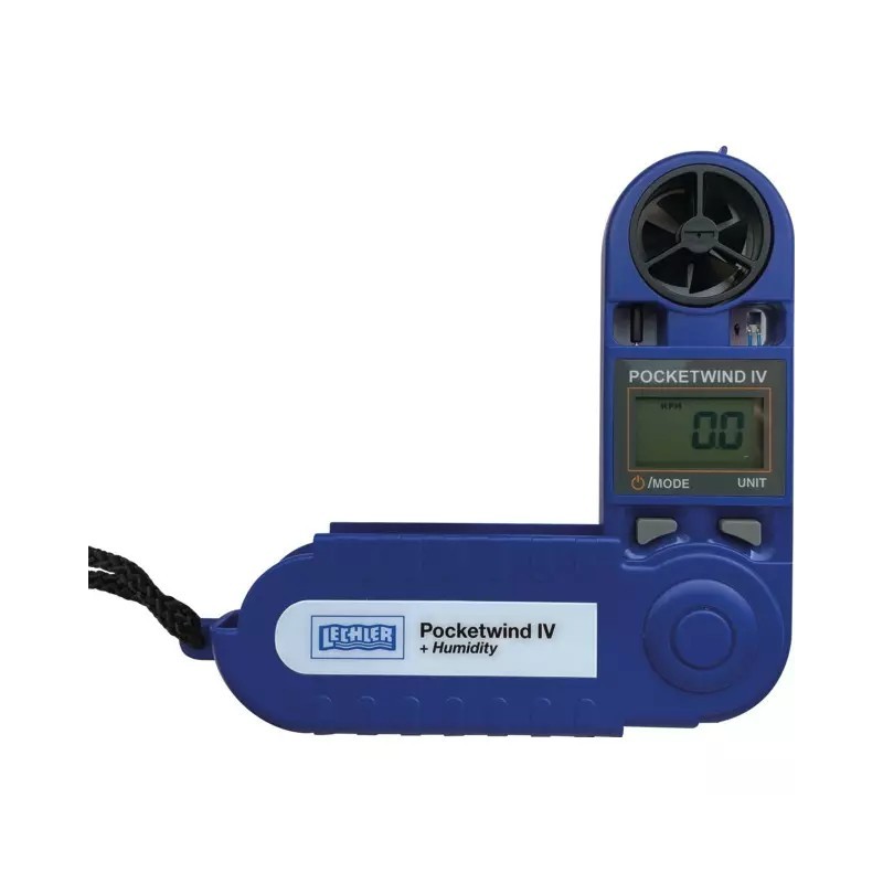 STATION METEO 3 FONCTIONS PORTABLE LECHLER POCKET WIND IV