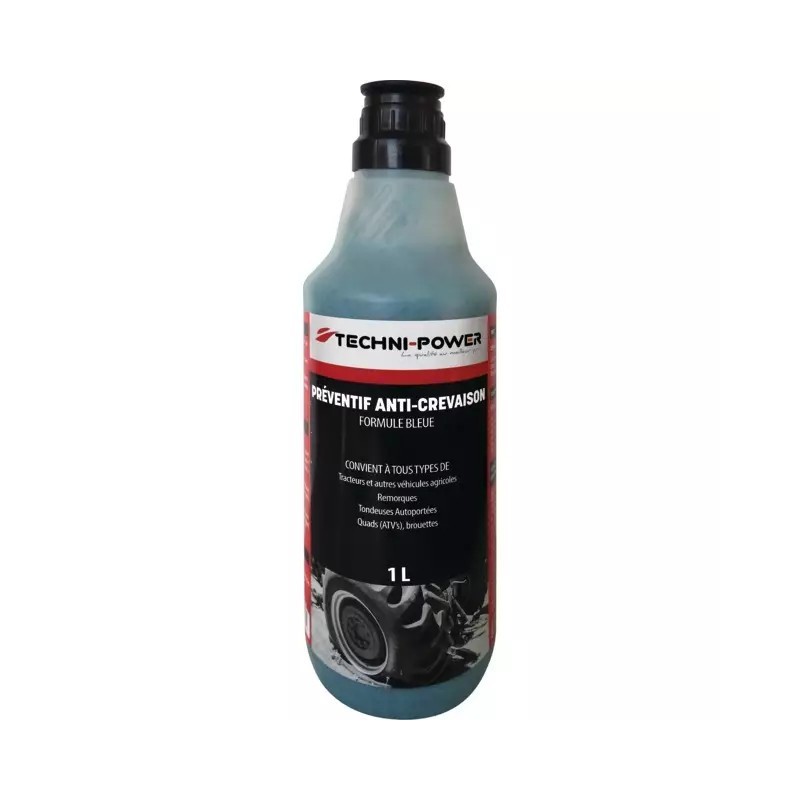 PREVENTIF ANTI-CREVAISON FORMULE BLEUE BIDON 1L TECHNI-POWER