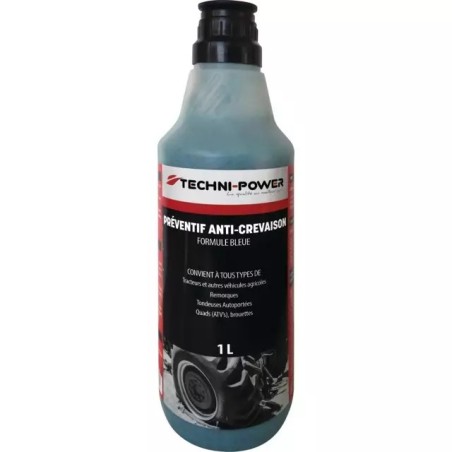 PREVENTIF ANTI-CREVAISON FORMULE BLEUE BIDON 1L TECHNI-POWER