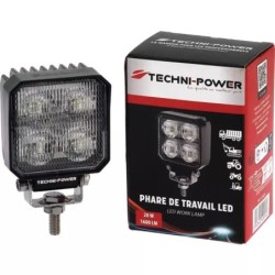 PHARE LED CARRE 12/24V 20W 1600 LUMENS TECHNI-POWER