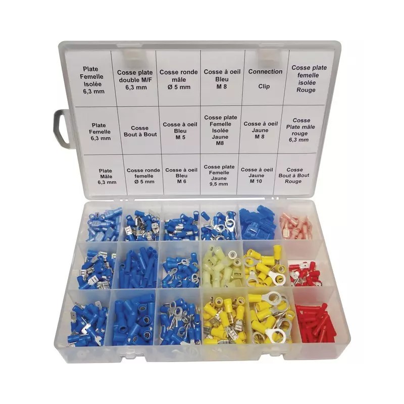 COSSE PRE-ISOLEE ASSORTIMENT COFFRET DE 535 P - ref. 1234750 | TP Agri