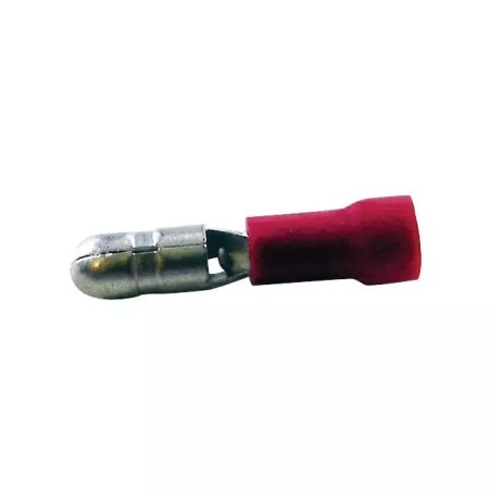 COSSE RONDE MALE ROUGE 4MM BOITE DE 100 - ref. 1234104 | TP Agri