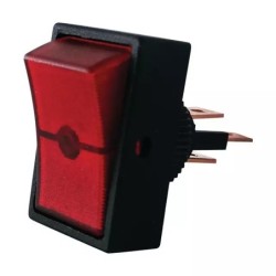 INTERRUPTEUR A BASCULE LUMINEUX ROUGE