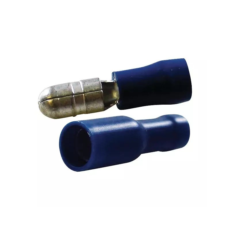 COSSE RONDE MALE FEMELLE BLEU BLISTER DE 18 - ref. 3810204 | TP Agri