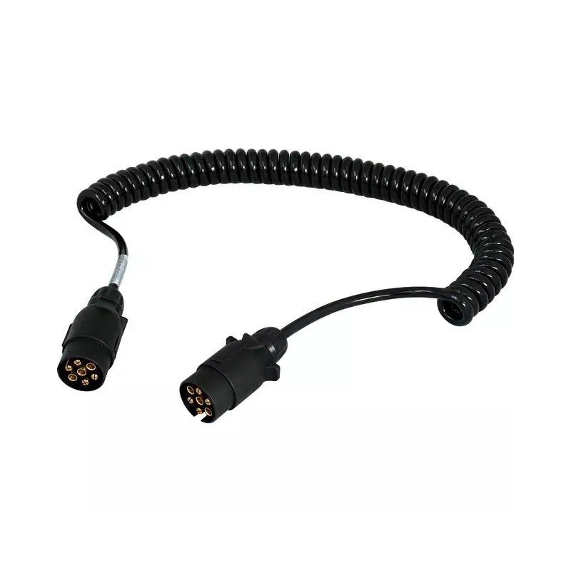 RALLONGE SPIRALE 3M MALE MALE PLASTIQUE 7 PLO - ref. 1250310 | TP Agri