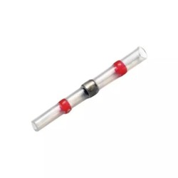 COSSE RACCORD BOUT A BOUT THERMORETRACTABLE A SOUDER ROUGE BOITE DE 25