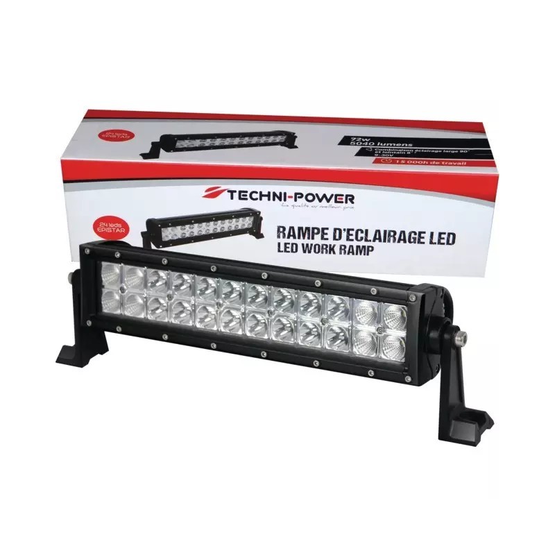 BARRE 24 LED 72W 5040 LUMENS 12/24V LG 366 MM - ref. 1210091 | TP Agri