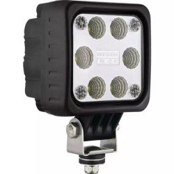PHARE TRAVAIL 6 LED CARRE 1500 LUMENS 12/24V
