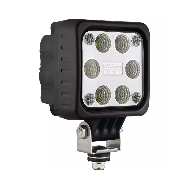 PHARE DE TRAVAIL 6 LED CARRE 1500 LUMENS 12/2 - ref. 1210103 | TP Agri