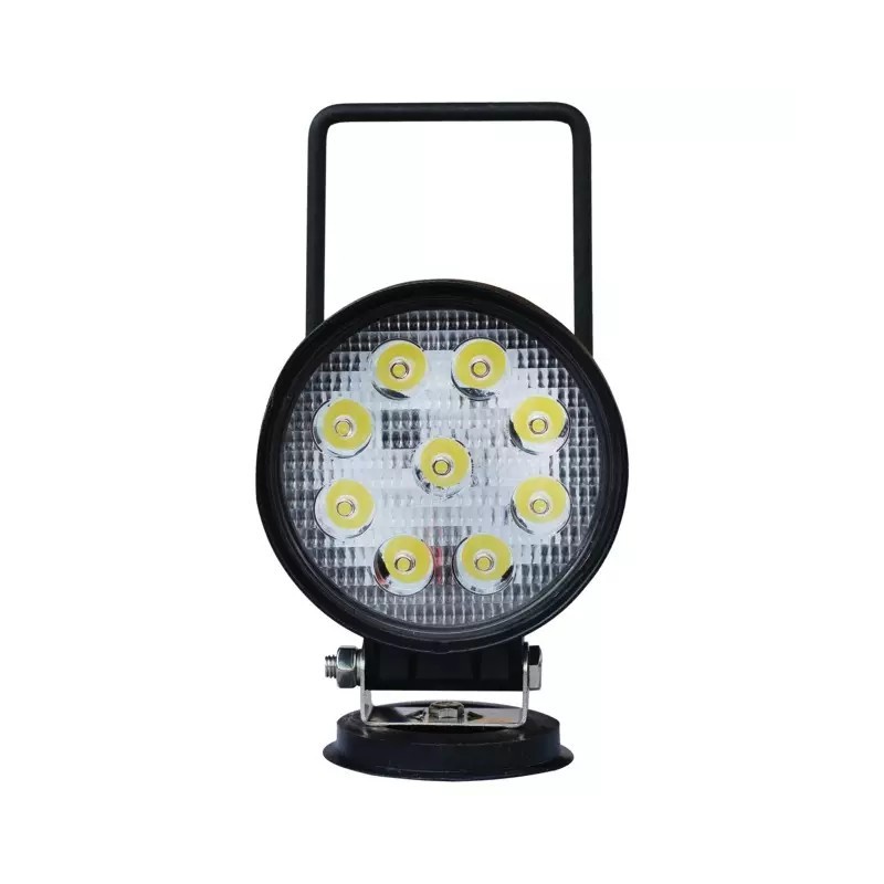 PHARE LED ROND 12/24V 27W 1400 LUMENS
