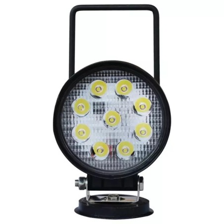 PHARE LED ROND 12/24V 27W 1400 LUMENS