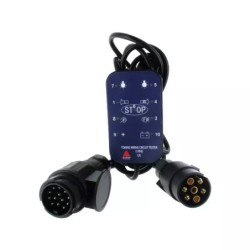 TESTEUR DE BRANCHEMENT DE PRISE DE REMORQUE LED POUR VEHICULE 7 et 13 PLOTS