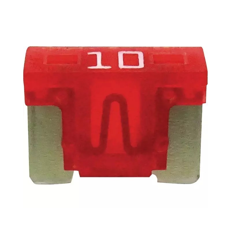 FUSIBLE ENFICHABLE MICRO 10A LOW PROFILE ROUGE - ref. 271921 | TP Agri