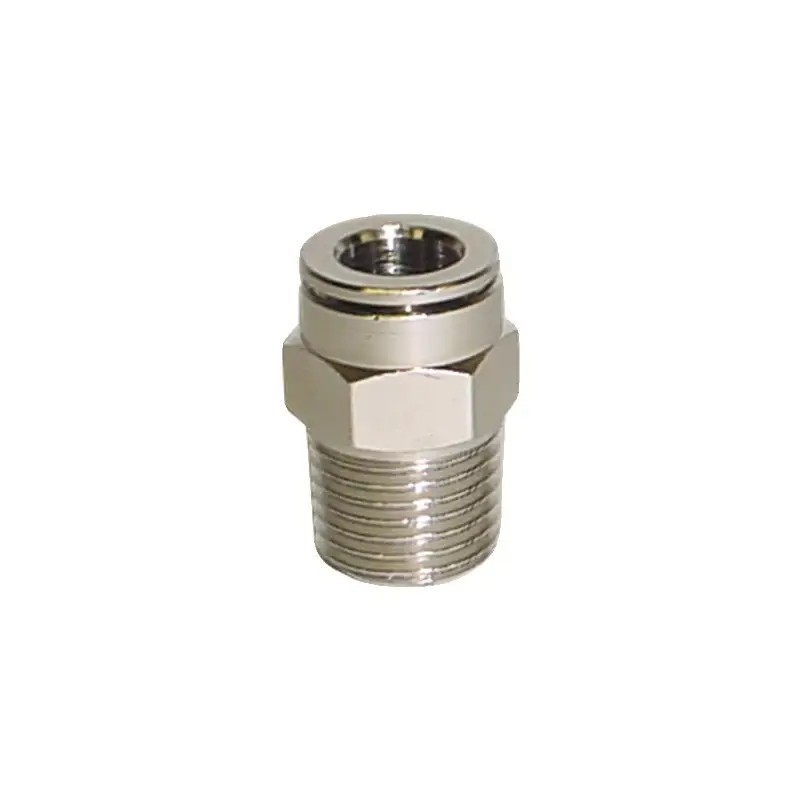 RACCORD AUTOMATIQUE DROIT 8 MM MALE CONIQUE 1/4"