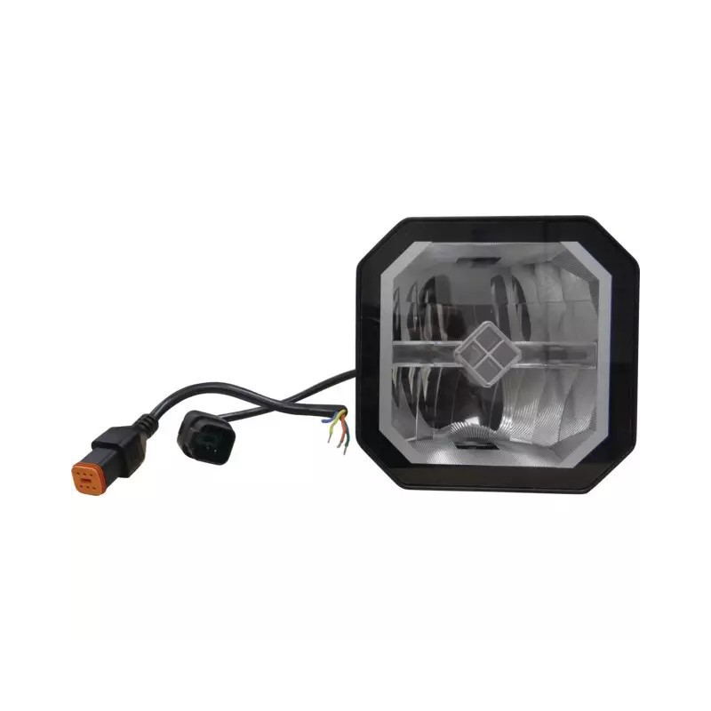 PHARE DE ROUTE DROITE A LED 4 FONCTIONS TECHNI-POWER