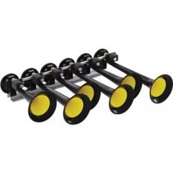AVERTISSEUR SONORE 6 TROMPETTES 36 MELODIES 12/24V TECHNI-POWER