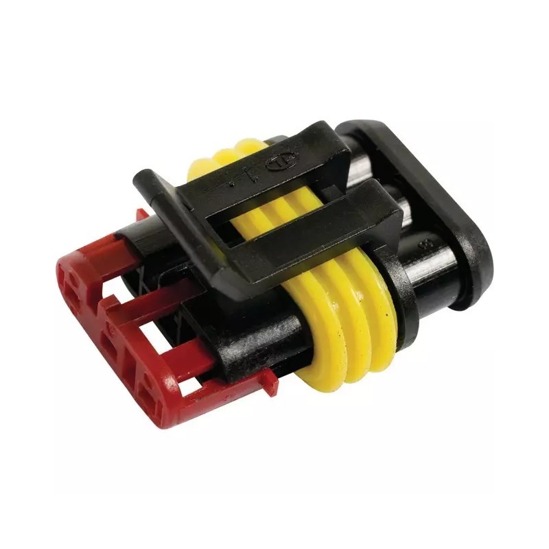 CONNECTEUR ETANCHE MALE 3 VOIES AMP SUPERSEAL - ref. 259111 | TP Agri