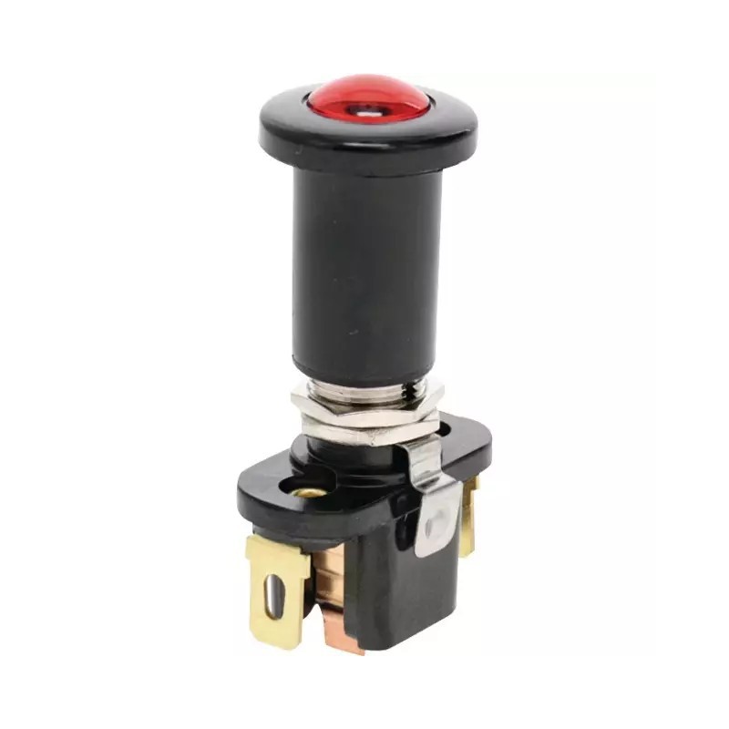 INTERRUPTEUR A TIRETTE LUMINEUX ROUGE BLISTER