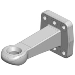 Anneau fixe à boulonner 110X100 6T Ø40 E55R rockinger | TP Agri