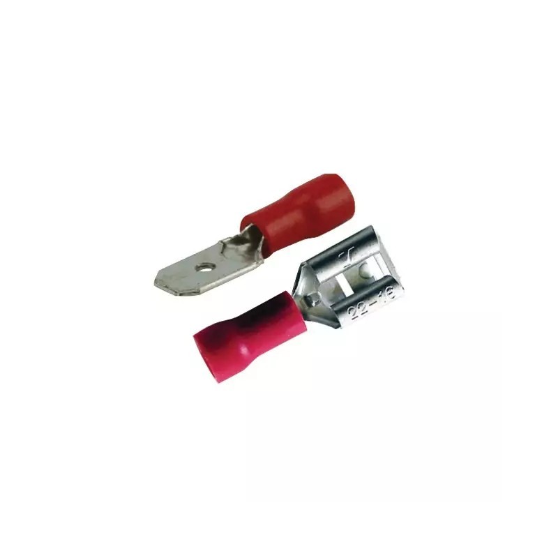 COSSE PLATE MALE FEMELLE ASSORTIMENT ROUGE 6, - ref. 3810090 | TP Agri