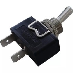 INTERRUPTEUR A LEVIER METAL 2 POSITIONS ON-OFF 2 BORNES