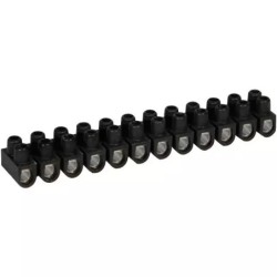 DOMINOS NOIR 4MM² BARRETTE DE 12