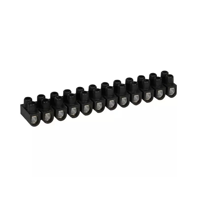 DOMINOS NOIR 4MM² BARRETTE DE 12
