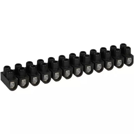 DOMINOS NOIR 4MM² BARRETTE DE 12