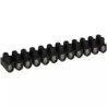 DOMINOS NOIR 4MM² BARRETTE DE 12