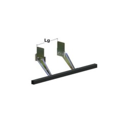 BAE tube acier C100 relevable fixation laterale manuelle | TP Agri