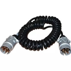 RALLONGE SPIRALE 4,5M MALE MALE ALU 7 PLOTS 7 FILS CONDUCTEURS BLISTER JAEGER