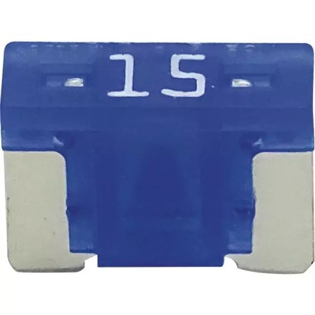 FUSIBLE ENFICHABLE MICRO 15A LOW PROFILE BLEU