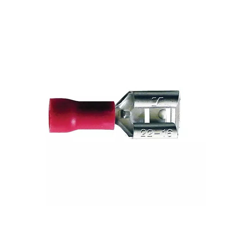 COSSE PLATE FEMELLE ROUGE 2,8MM SACHET DE 20 - ref. 3810060 | TP Agri