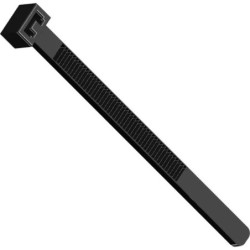 COLLIER POLYAMIDE 9X430 MM NOIR SACHET DE 100