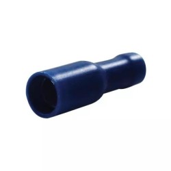 COSSE RONDE FEMELLE BLEU 4MM SACHET DE 100
