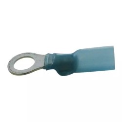 COSSE A OEIL THERMORETRACTABLE POUR VIS M4 BLEU SACHET DE 50