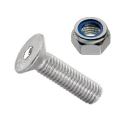 Boulon tête fraisee hexagonale creuse (6PANS) M16X60 zingue | TP Agri