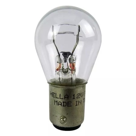 AMPOULE POIRETTE 12V 21/5W BAY15D HELLA BOITE DE 10