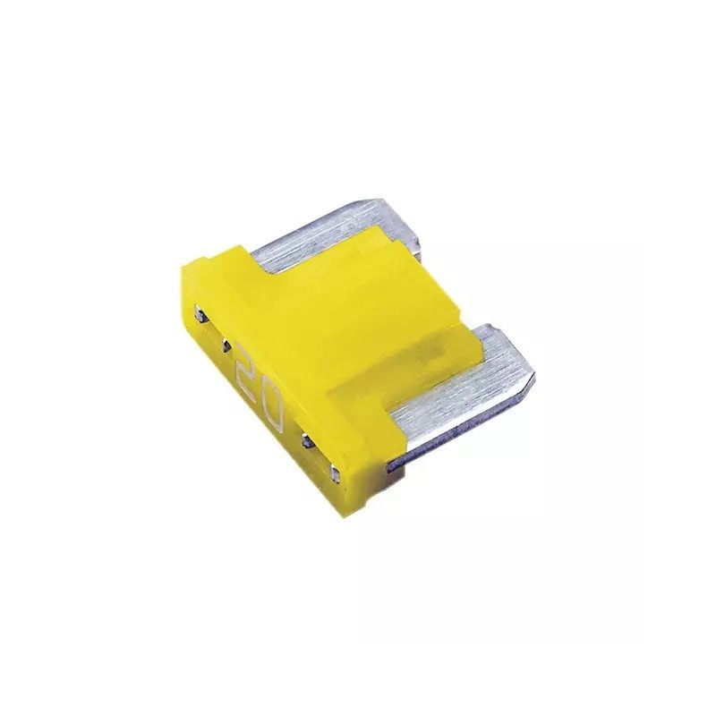 FUSIBLE ENFICHABLE MICRO 20A LOW PROFILE JAUNE - ref. 271923 | TP Agri