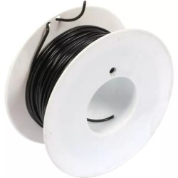 FIL MONOCONDUCTEUR NOIR 1MM² ROULEAU DE 50M