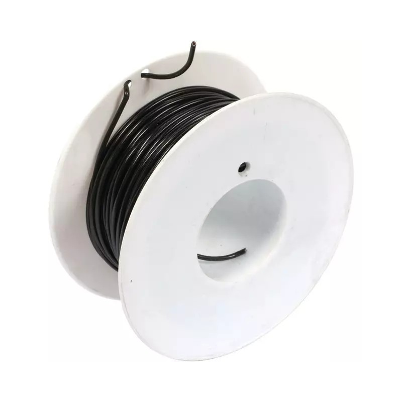 FIL MONOCONDUCTEUR NOIR 1MM² ROULEAU DE 50M